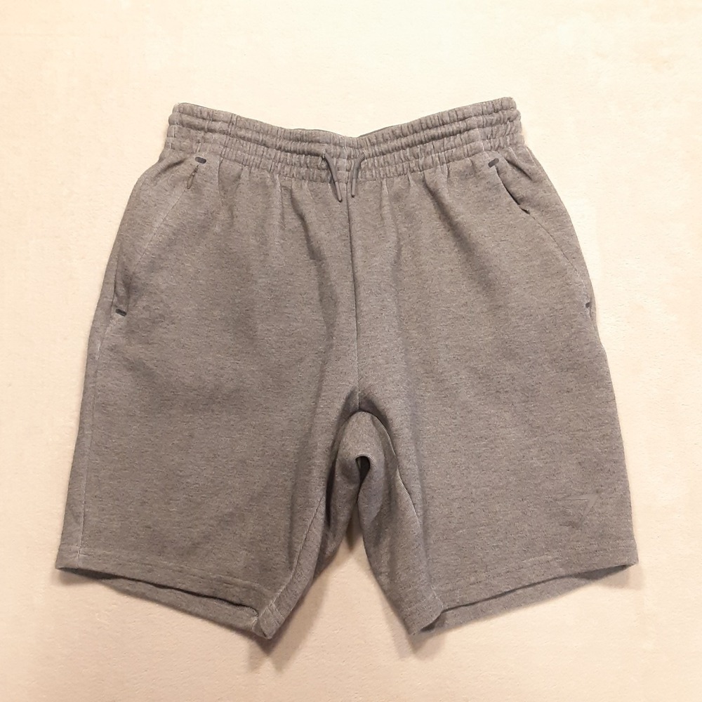 Gymshark Mens Gray Sweat Shorts Large 8" Inseam Jogger Lounge